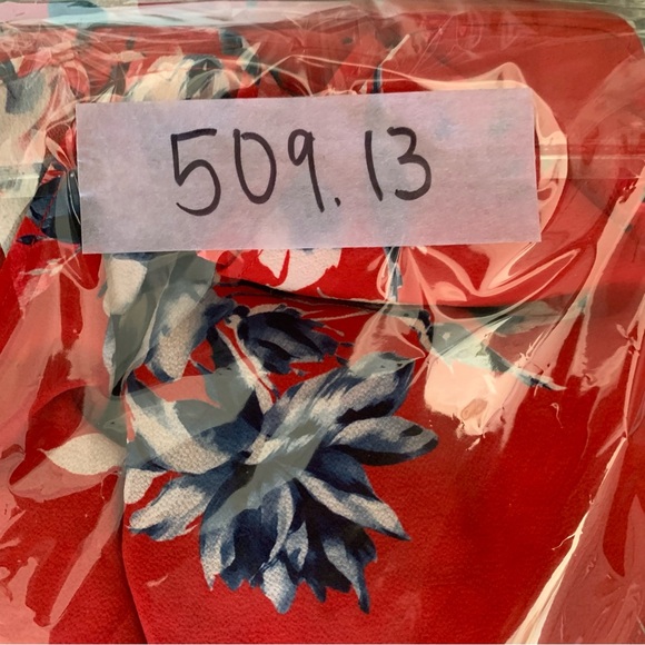 CITY CHIC Women's Plus Size Red Faux Wrap Short Sleeve Dress XXL (24) #509 - Picture 9 of 9